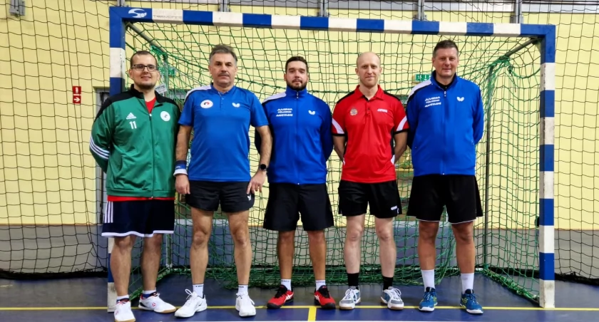 od lewej: K.Trzebiatowski, J. Mikołajewski, P. Mojka, D. Kucharski i M. Brieger. fot. nadesłane