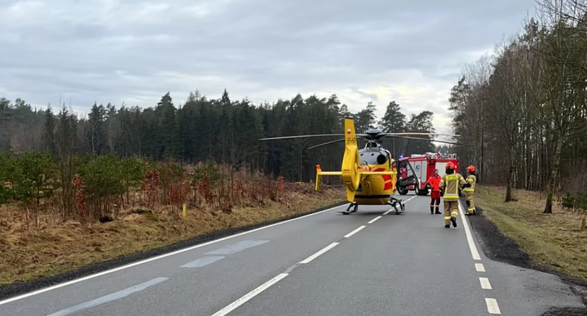 fot. PSP Człuchów, KPP Człuchów