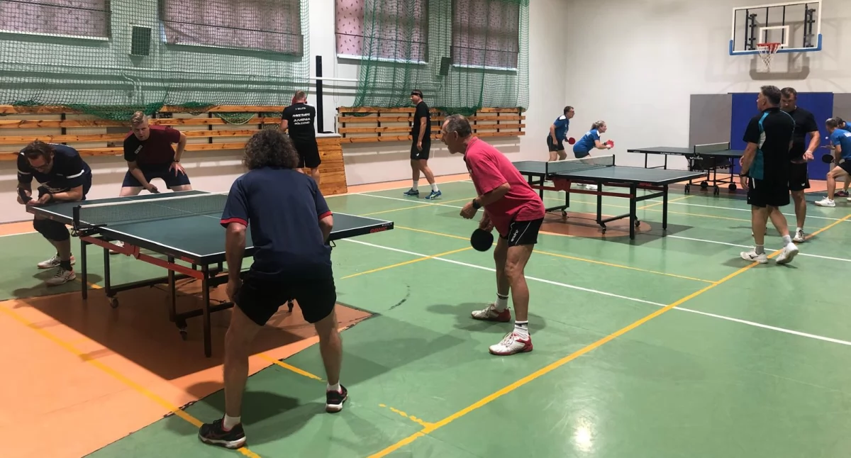 tenis stołowy, Finał cyklu deblowego turnieju tenisa stołowego Chojnicach - zdjęcie, fotografia