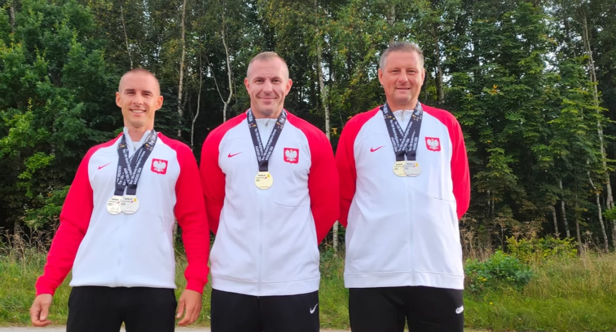 od lewej: P. Mankiewicz, M. Kęsik, M. Brieger/fot. KP PSP Chojnice