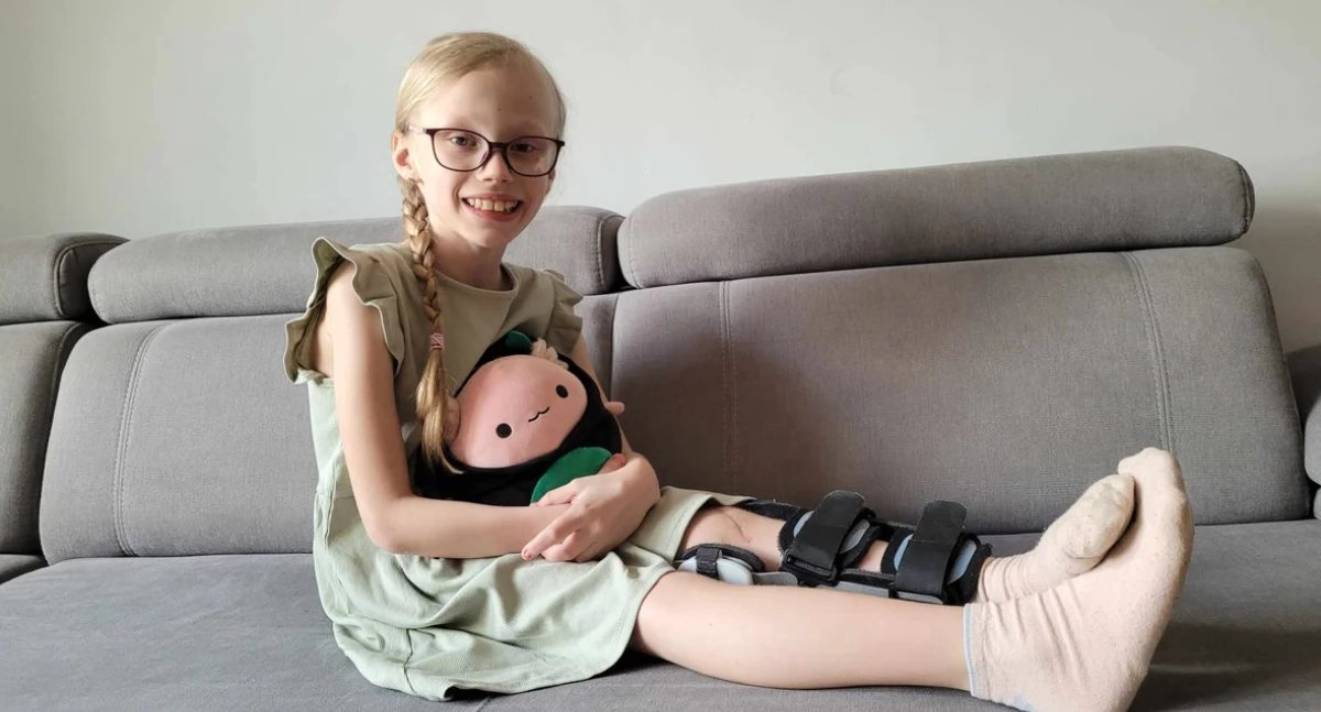 Akcje charytatywne, Zuzia Banasiak dzielna wojowniczka Chojnic która walczy zdrowie - zdjęcie, fotografia
