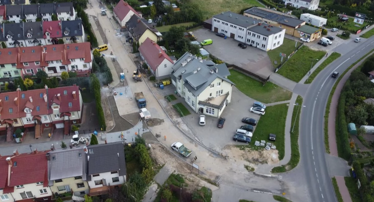 Inwestycje i remonty, Przebudowa ulicy Grunowo Chojnicach ograniczenia ruchu - zdjęcie, fotografia