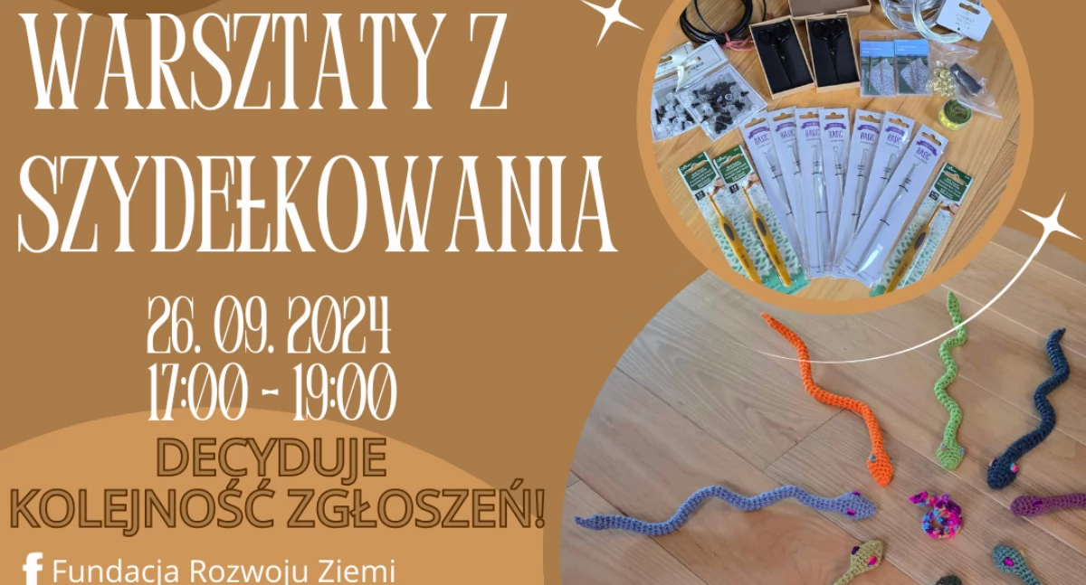 Wydarzenia publiczne, Warsztaty szydełkowania początkujących - zdjęcie, fotografia