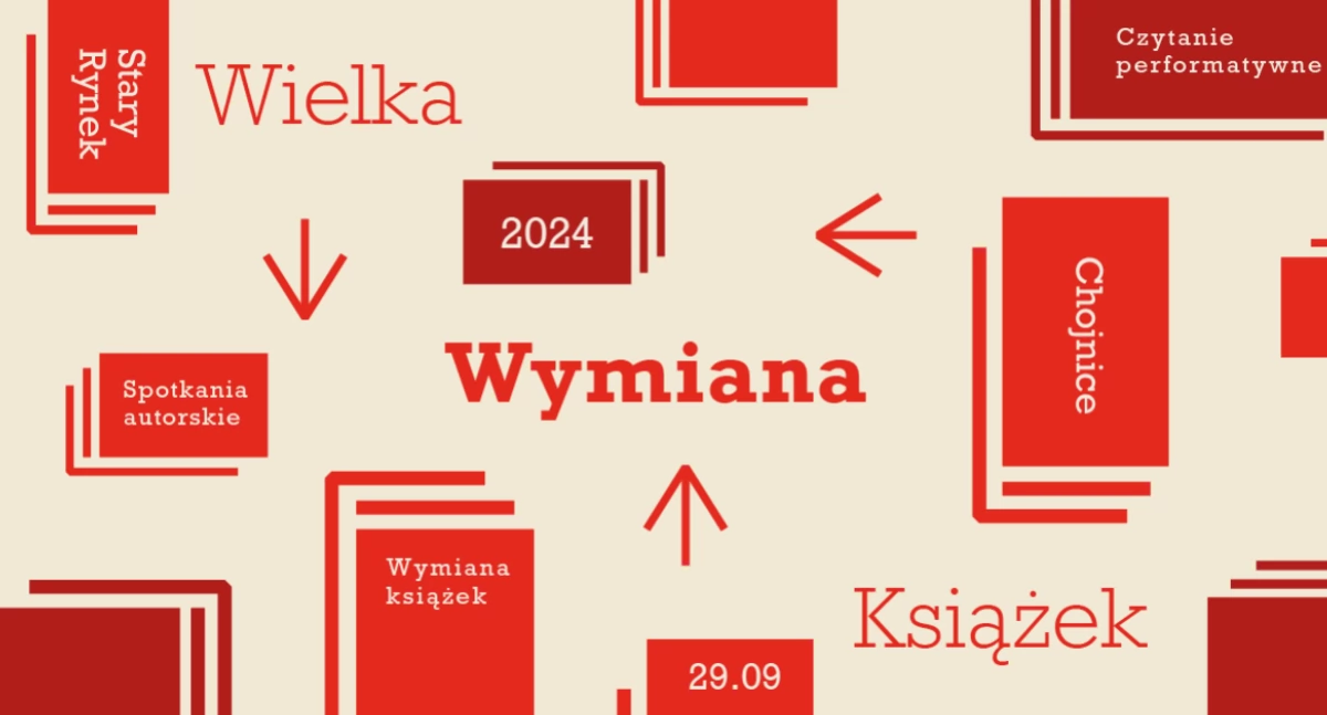 Wydarzenia publiczne, Wielka Wymiana Książek Chojnicach spotkania autorskie święto literatury - zdjęcie, fotografia