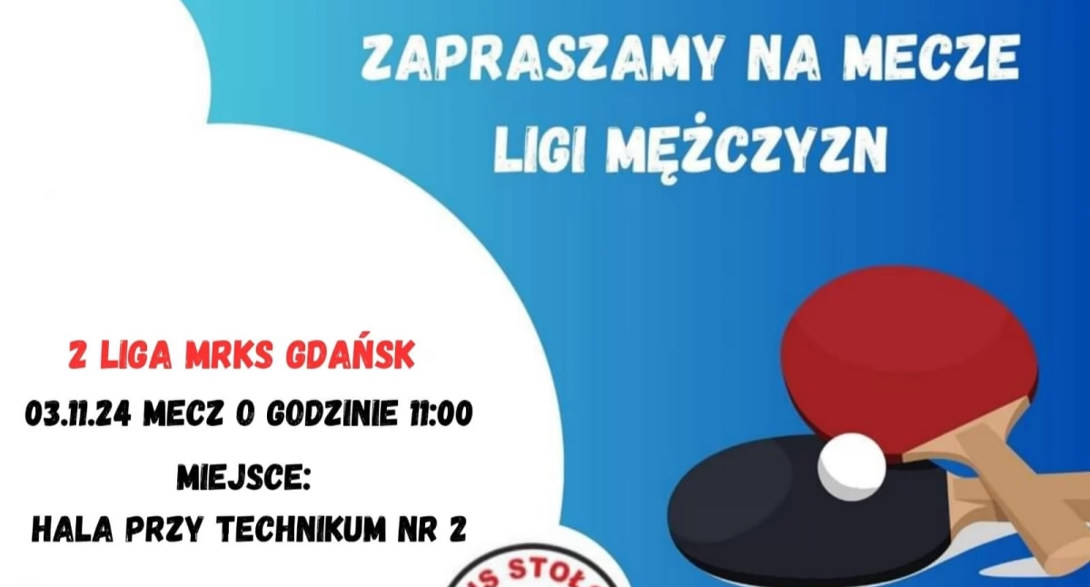 tenis stołowy, Pierwszy Chojnice siebie lidze tenisa stołowego zwycięstwo! - zdjęcie, fotografia