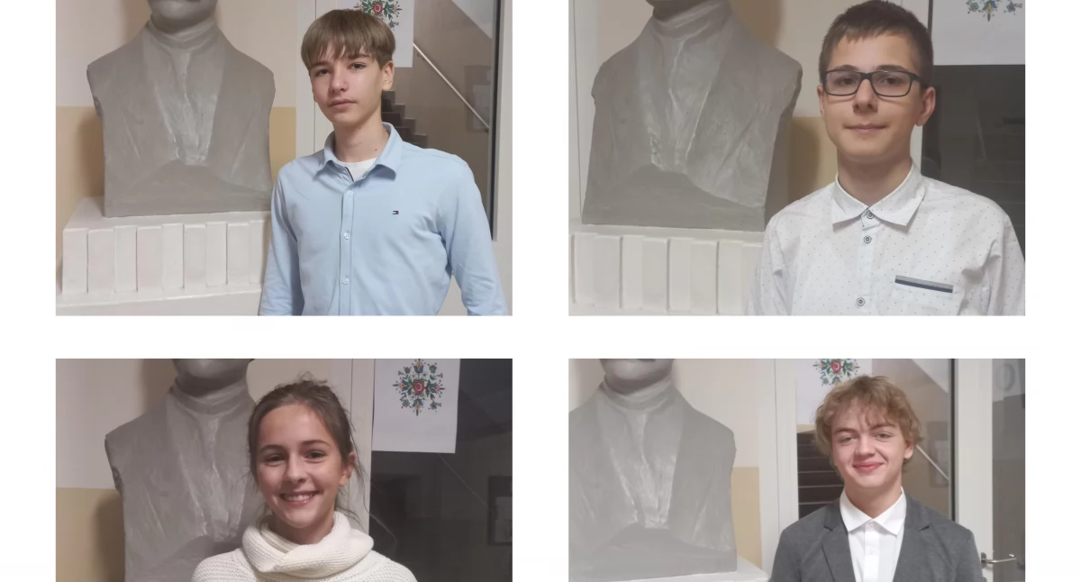 Edukacja, Ósmoklasista Aleksander Szczęsny awansował czterech przedmiotach - zdjęcie, fotografia