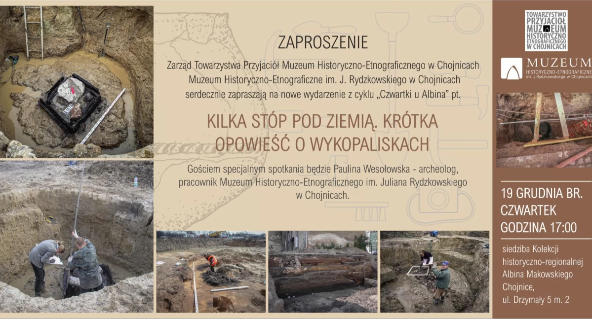 Wydarzenia publiczne, Czwartki Albina zaproszenie spotkanie archeologii Pauliną Wesołowską - zdjęcie, fotografia