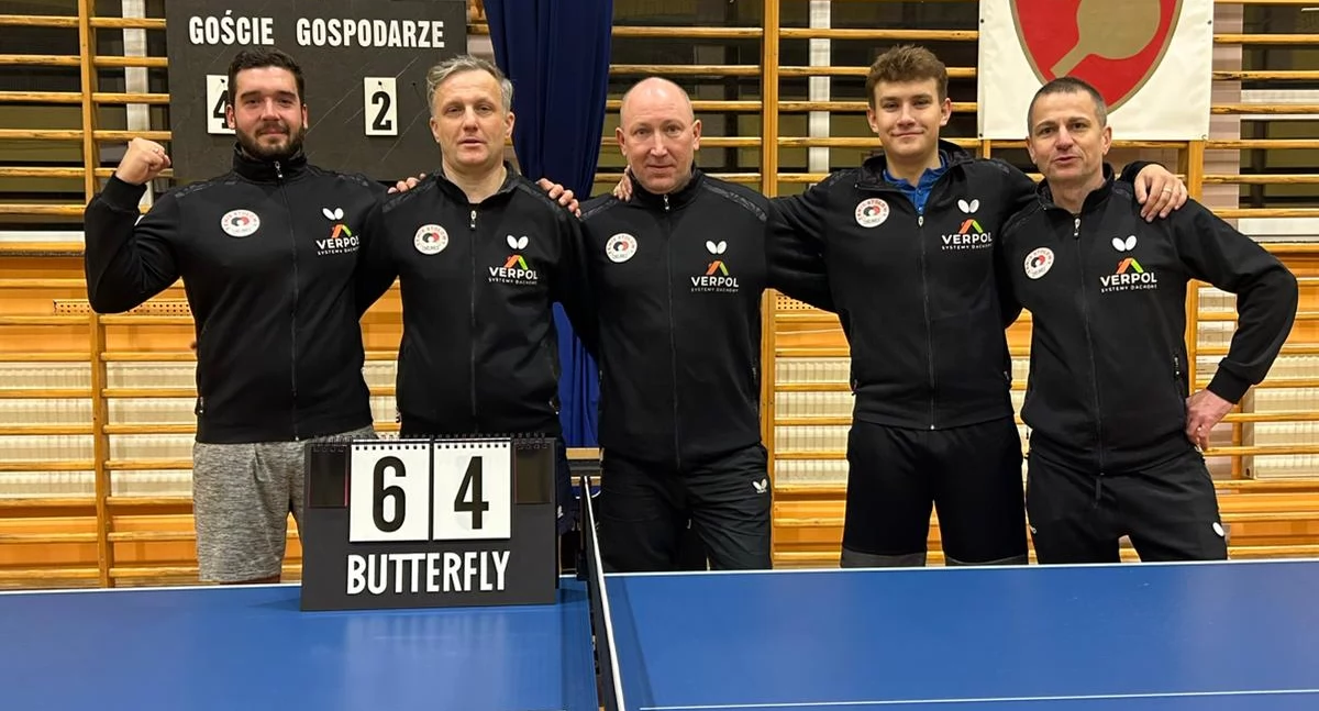 fot. TS Chojnice, od lewej: P.Mojka, S.Januszewski, M.Lach, M.Żychliński i M.Pawlak