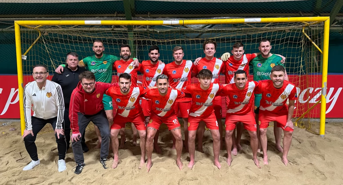 Beach soccer, Męska drużyna Devils/Dragon Bojano piątym miejscu - zdjęcie, fotografia