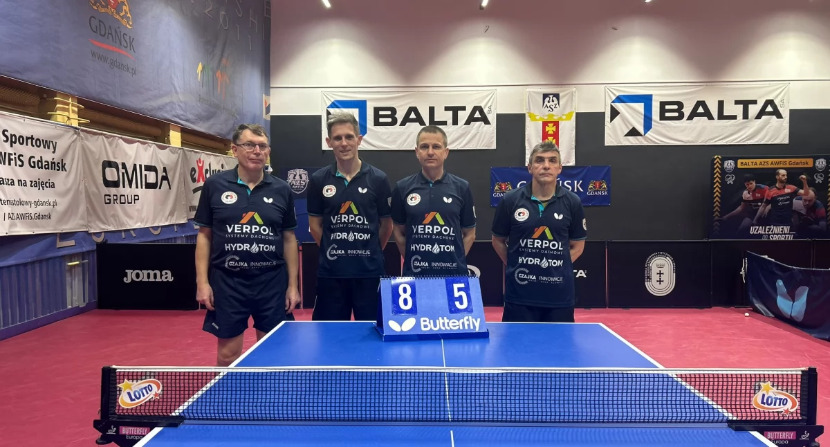 fot. TS Chojnice, od lewej: P.Paga, Ł.Łysak, M.Pawlak, A. Domachowski