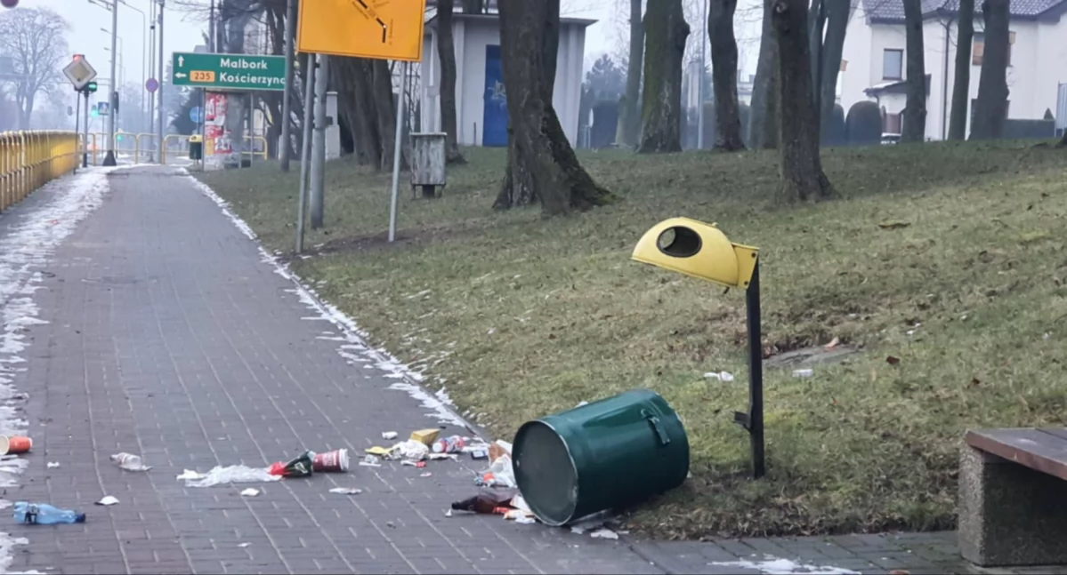 Kronika policyjna, Zniszczone nasadzenia parku Straż Miejska analizuje monitoring - zdjęcie, fotografia