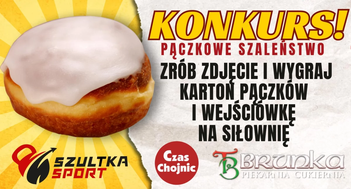 Czas wolny, Konkurs okazji Tłustego Czwartku wygraj pączki wejściówkę siłownię! - zdjęcie, fotografia