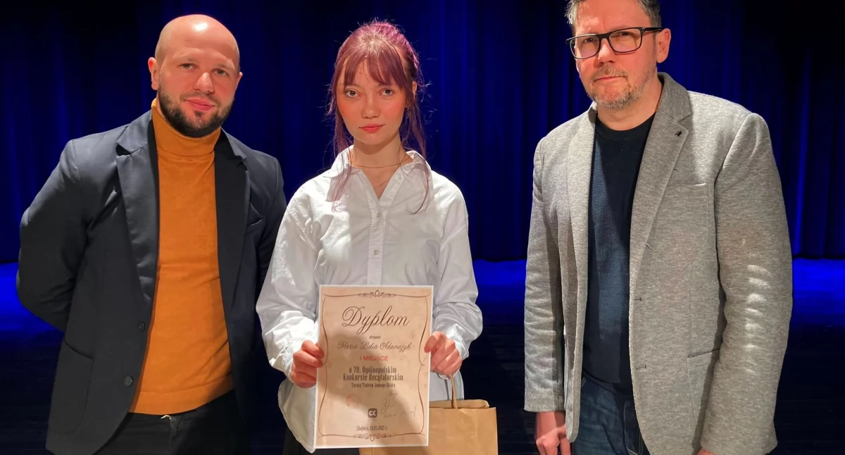 Teatr, Maria Adamczyk nominacją etapu wojewódzkiego - zdjęcie, fotografia
