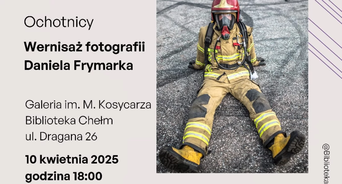 Fotografia, Wernisaż „Ochotnicy” Daniela Frymarka wspomnienie Macieju Kosycarzu - zdjęcie, fotografia