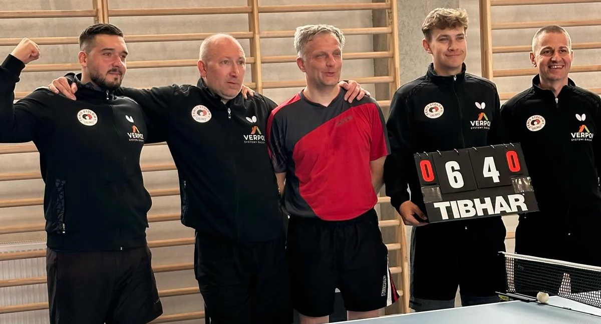 fot. TS Chojnice, od lewej: P.Mojka, M.Lach, S.Januszewski, M.Żychliński, M.Pawlak