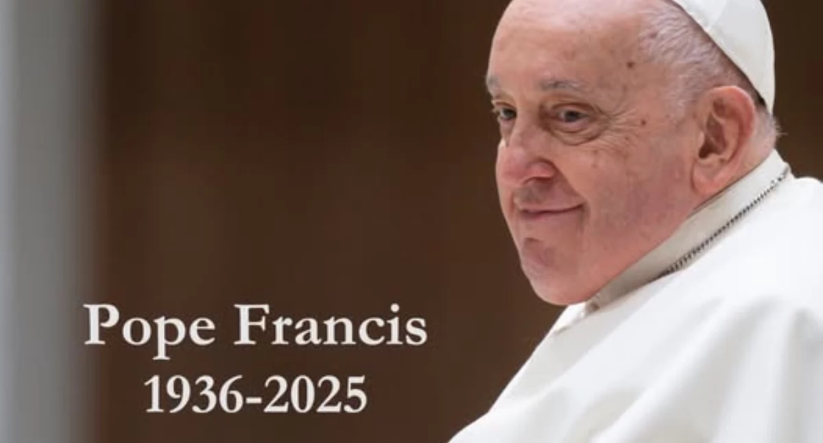 Religia, Powiat chojnicki modli zmarłego papieża Franciszka - zdjęcie, fotografia