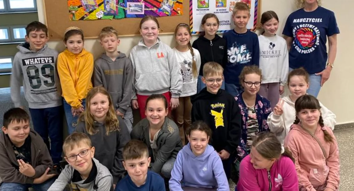 Edukacja, Uczniowie wielkim finale konkursu WOŚP! - zdjęcie, fotografia