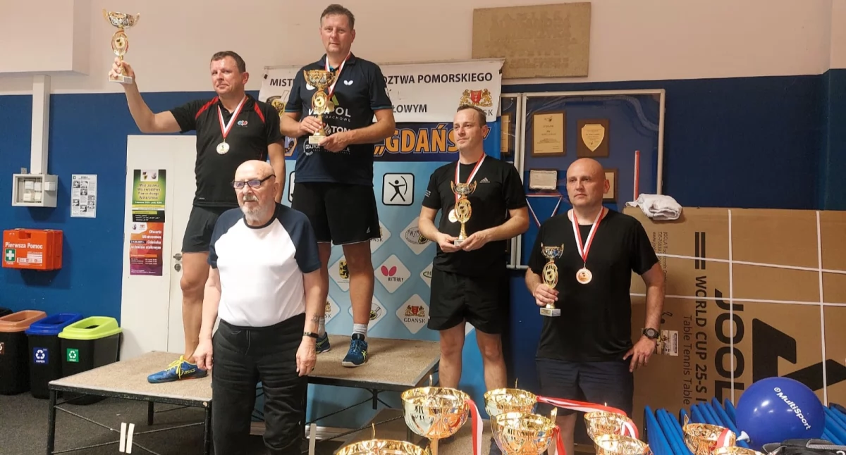 M.Brieger na najwyższym stopniu podium/fot.nadesłane