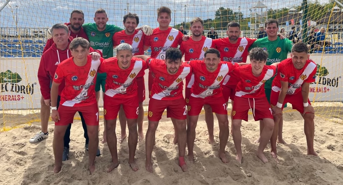 Beach soccer, Devils Dragon kompletem zwycięstw debiucie Ekstraklasie beach soccera! - zdjęcie, fotografia