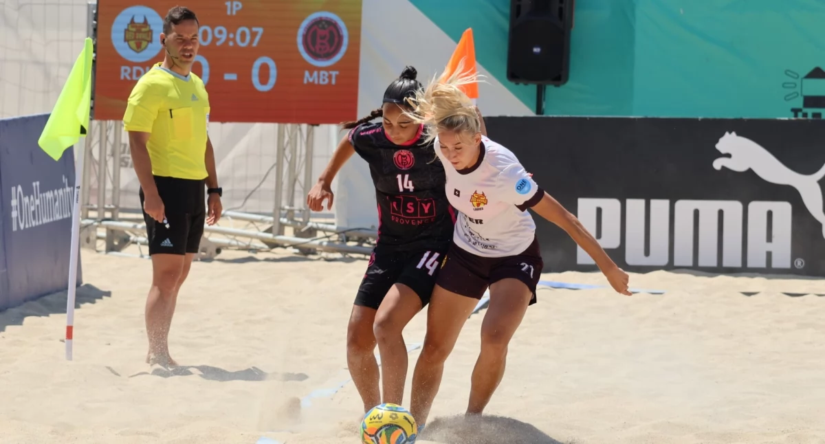 Beach soccer, Devils Ladies Chojnice piąte Europie - zdjęcie, fotografia