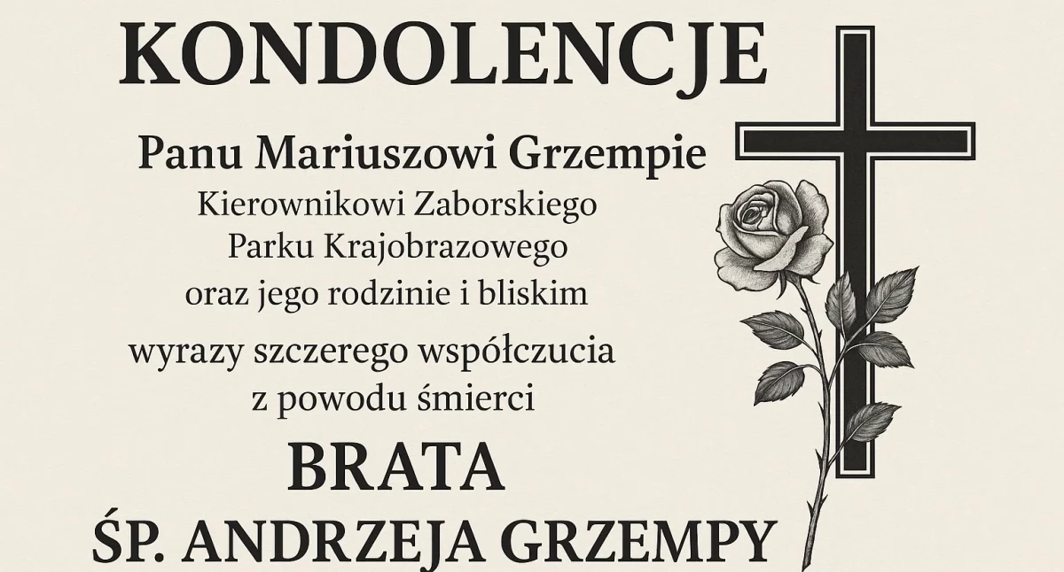 Odeszli od nas, Kondolencje - zdjęcie, fotografia