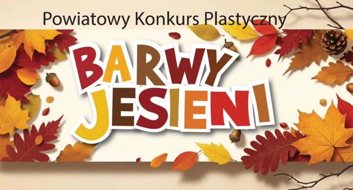 Wydarzenia publiczne, Powiatowy Konkurs Plastyczny Barwy jesieni Chojnice kolorach jesieni - zdjęcie, fotografia
