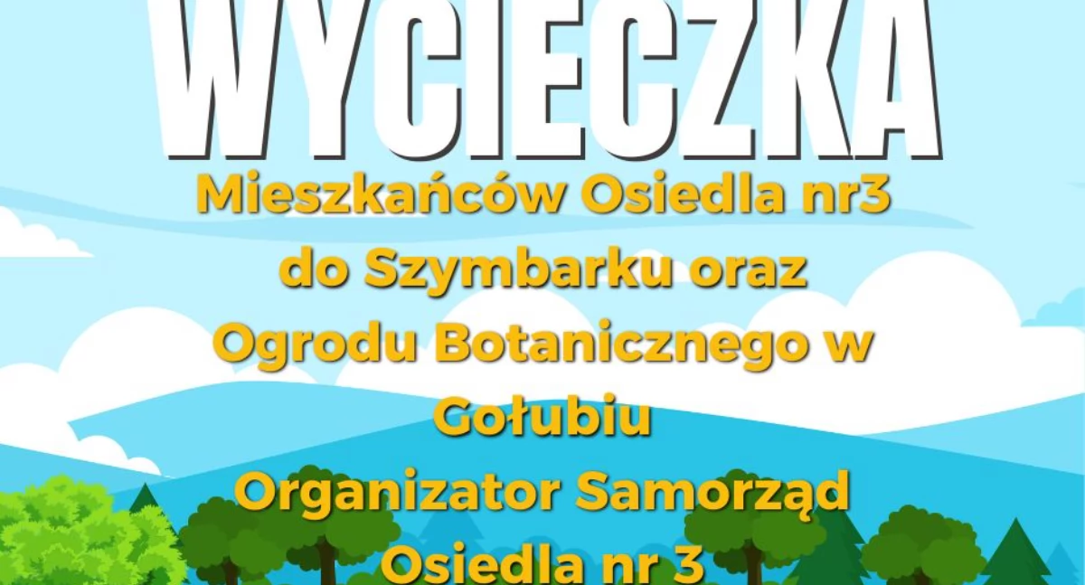 Wydarzenia publiczne, Wycieczka mieszkańców osiedla Szymbarku Gołubia - zdjęcie, fotografia