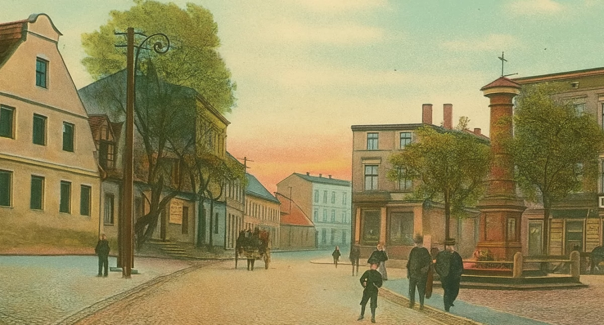 Historia regionu, Oberżysta złodziej sosny śpiący przechodzień kronika Chojnic sprzed wieku - zdjęcie, fotografia