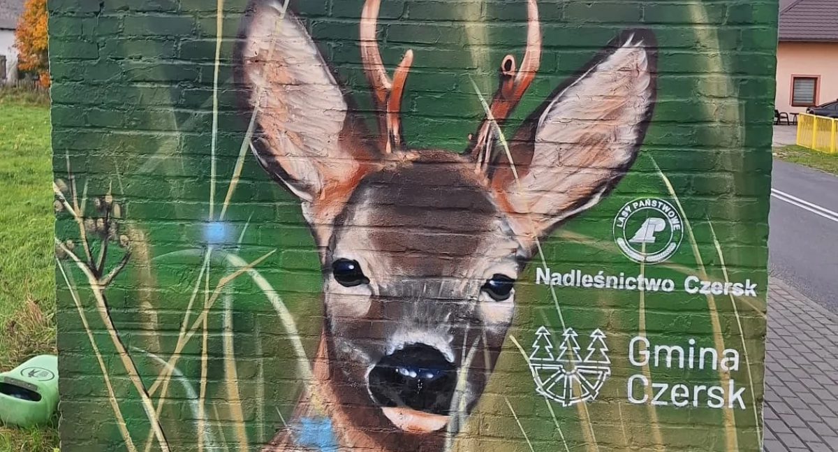 Ekologia i przyroda, podobają murale przystanku Gotelpiu - zdjęcie, fotografia