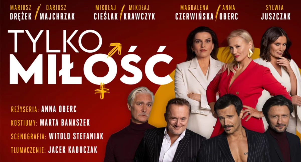 Teatr, Tylko miłość komedia związkach namiętnościach tajemnicach listopadzie Chojnicach - zdjęcie, fotografia