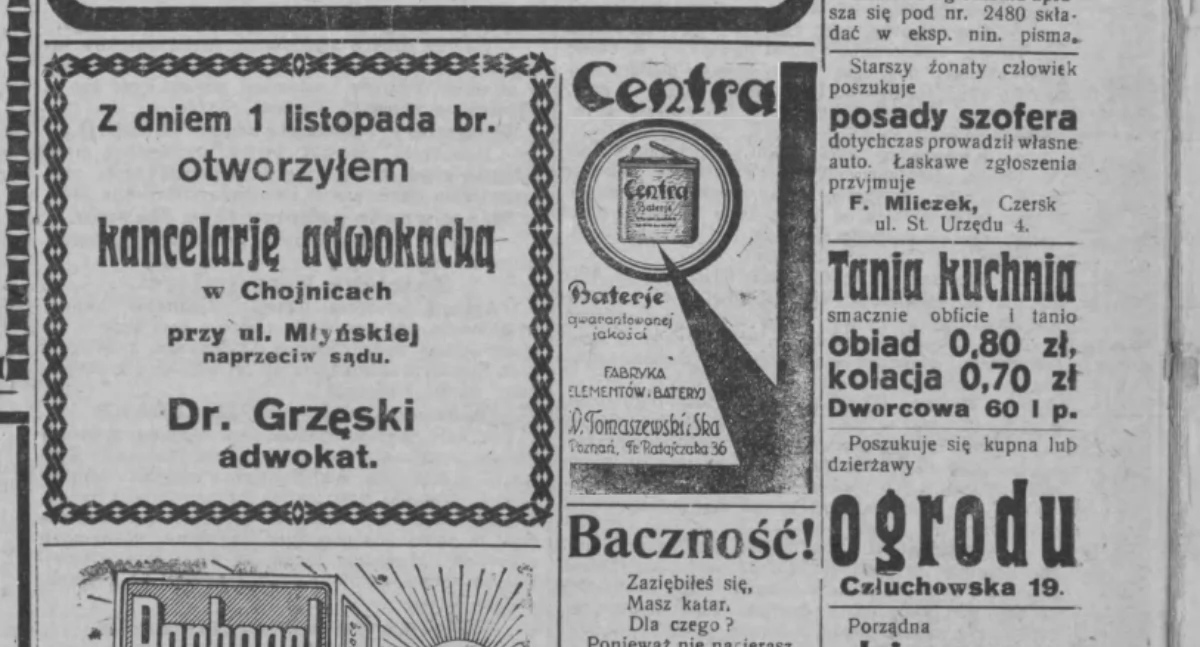 Historia regionu, Głośne procesy śmiertelne dramaty przemycany tytoń listopad sprzed wieku powiecie chojnickim - zdjęcie, fotografia