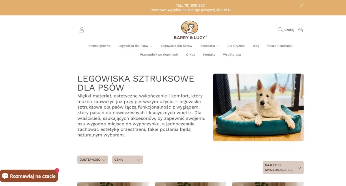 Artykuł sponsorowany, Legowiska sztruksowe psów alergików materiał bezpieczna opcja - zdjęcie, fotografia