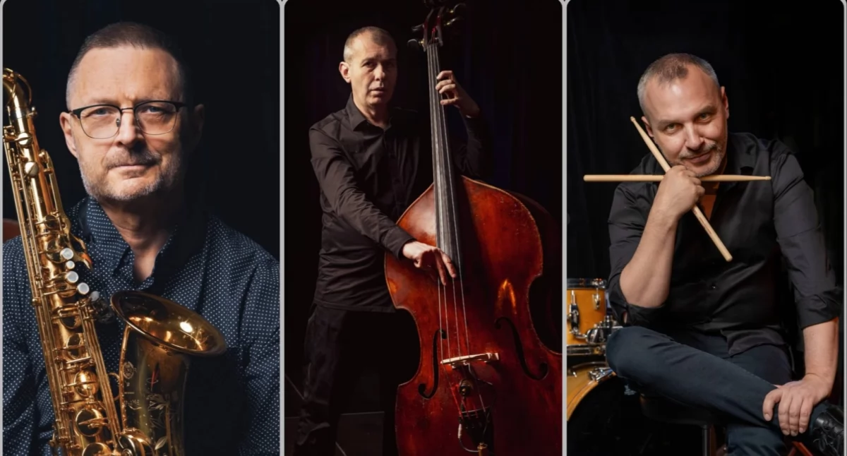 Muzyka, Sikała Pulcyn Frankiewicz nazwiska jeden wieczór totalnego jazzu - zdjęcie, fotografia