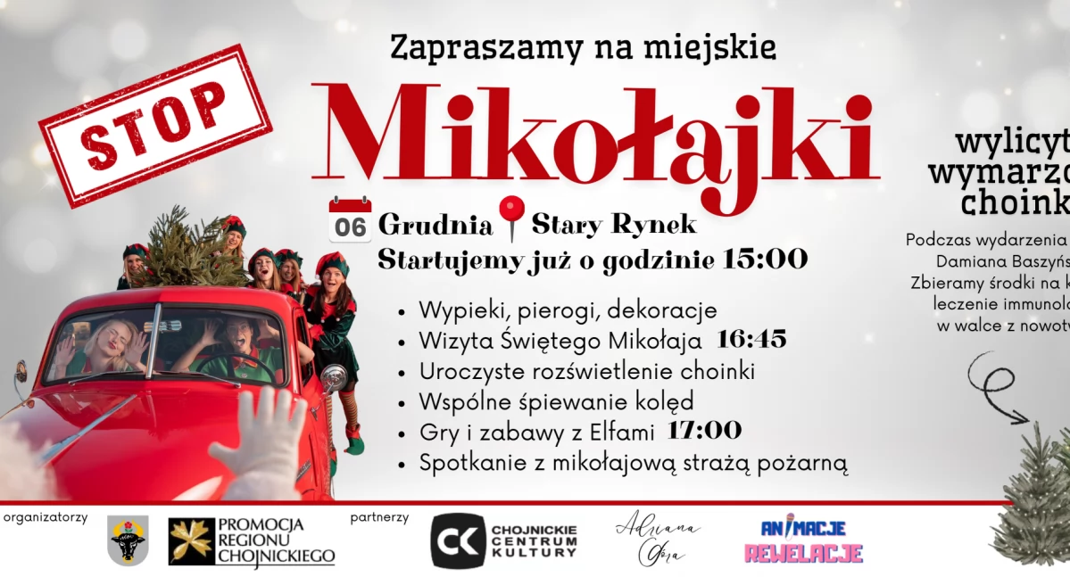 Informacje z Urzędu Miejskiego w Chojnicach, Mikołajki grudnia spotykamy centrum miasta - zdjęcie, fotografia