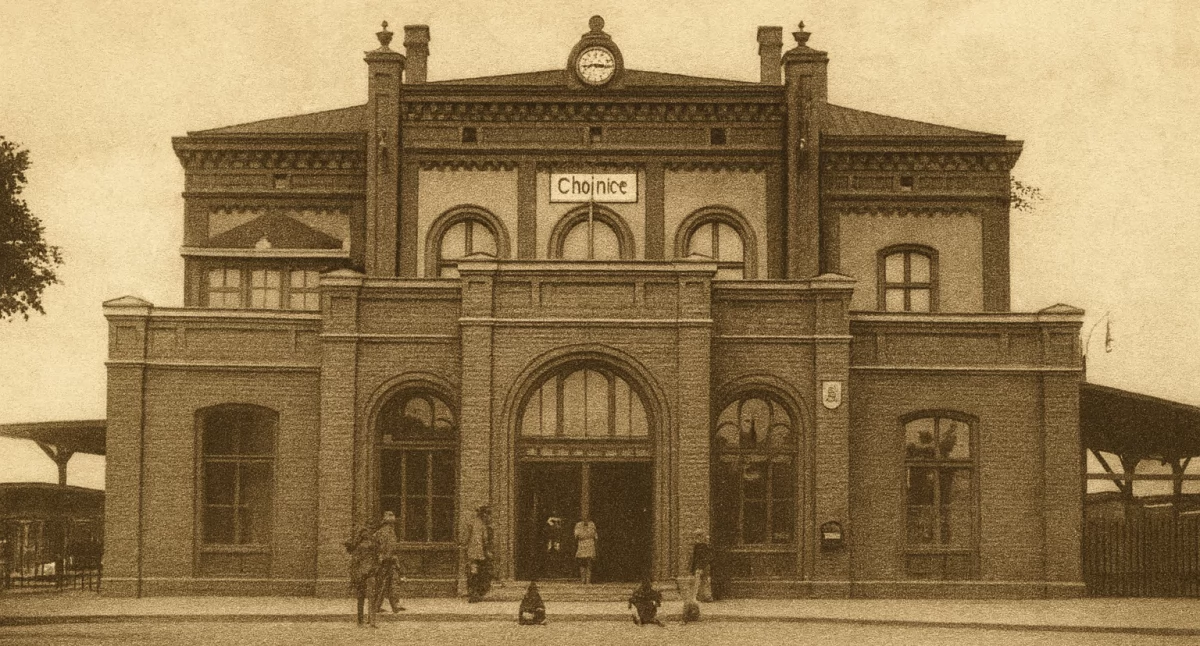 Historia regionu, Konduktor ginie kołami pociągu - zdjęcie, fotografia