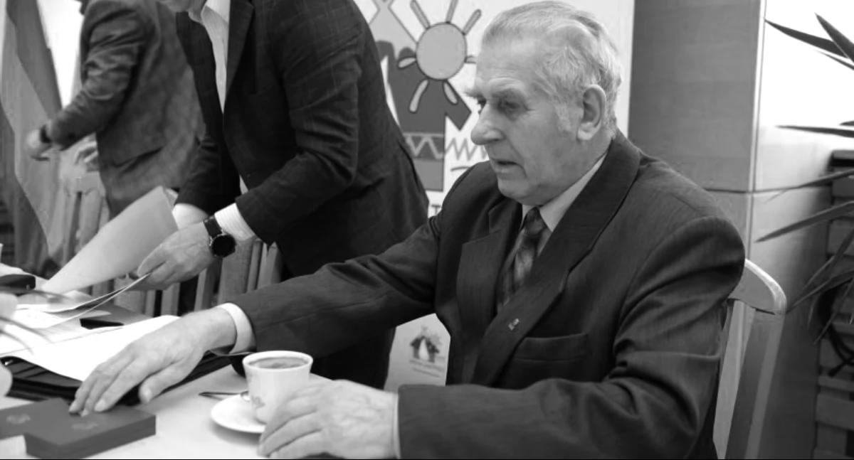 Odeszli od nas, żyje Ignacy Marian Guenther Zasłużony Obywatel Gminy Chojnice miał - zdjęcie, fotografia