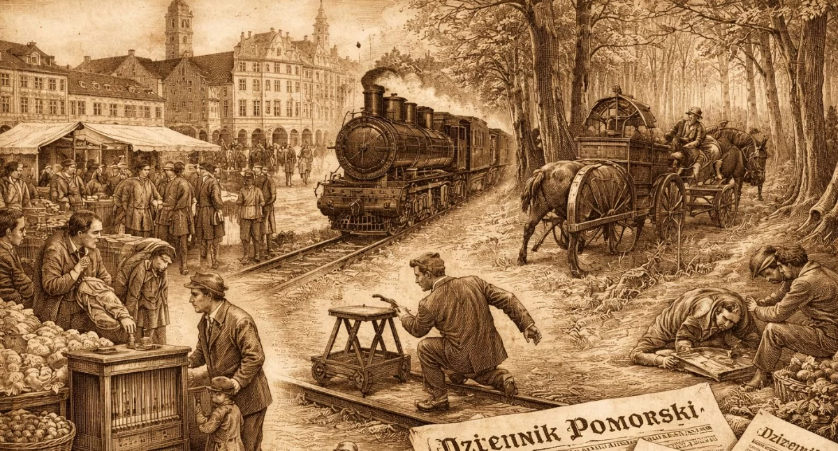 Historia regionu, Kradzież napad jarmark wyglądały wiadomości Chojnic sprzed - zdjęcie, fotografia