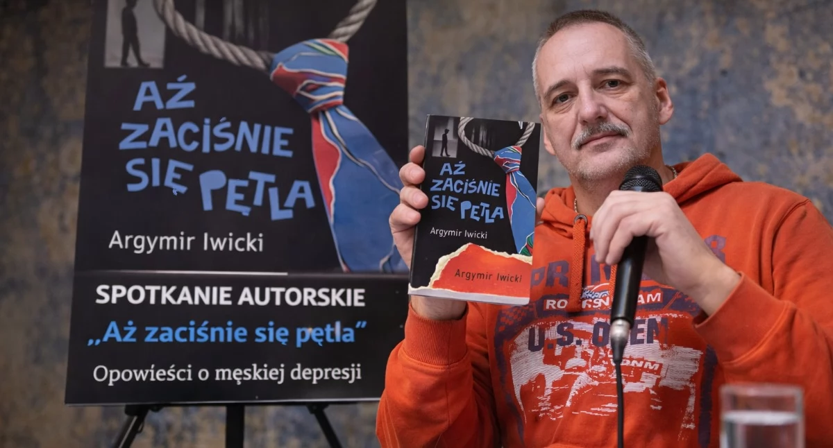 Wydarzenia publiczne, Dziś spotkanie autorskie Argymira Iwickiego chojnickiej bibliotece Tematem męska depresja - zdjęcie, fotografia