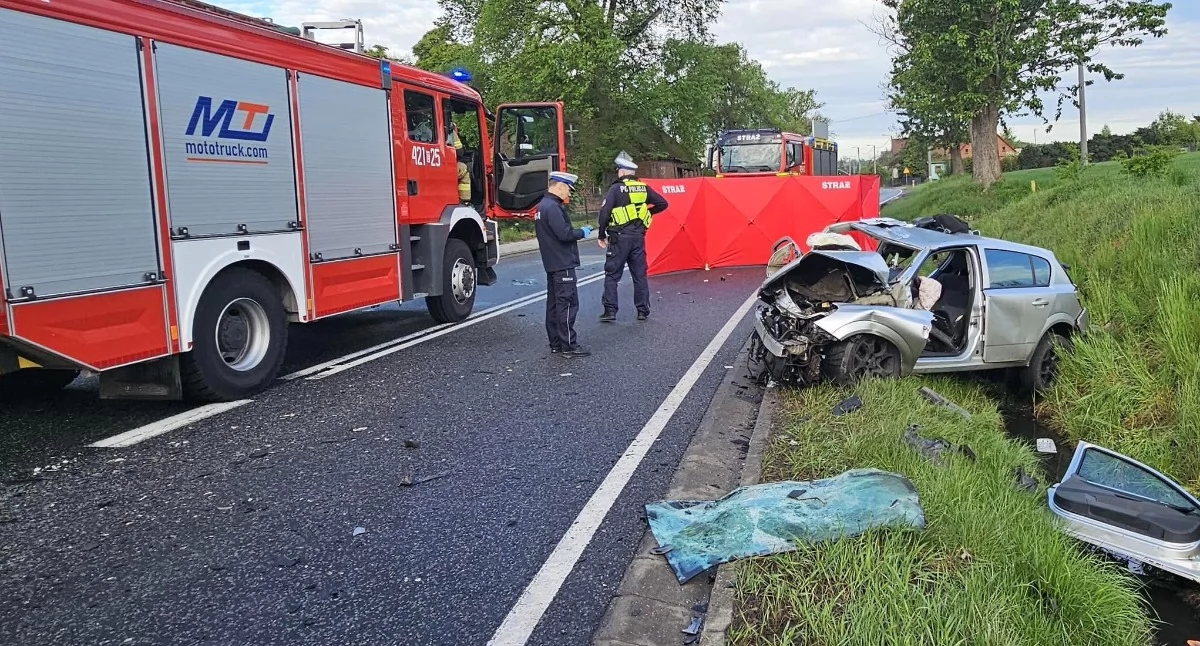 fot. OSP KSRG Biskupnica, KPP Człuchów
