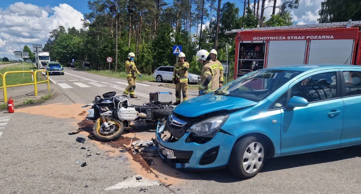 fot. KPP Chojnice, OSP Męcikał