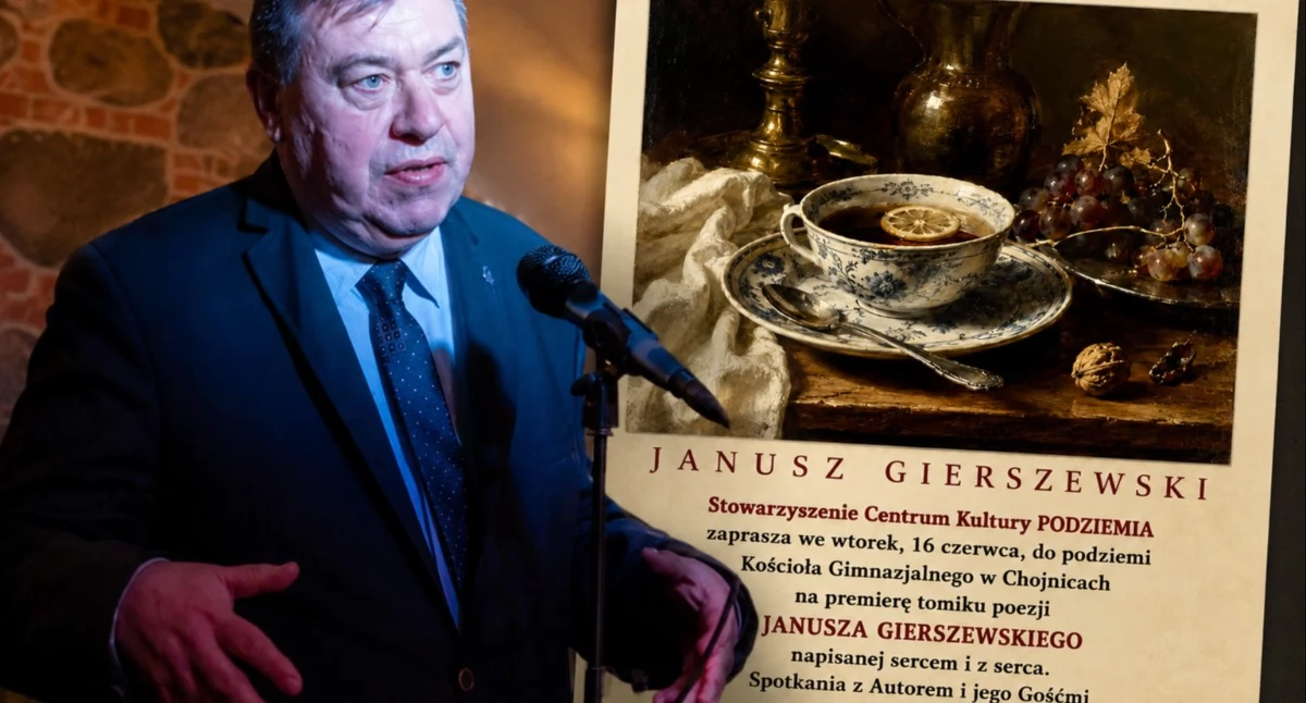 Wydawnictwo, Janusz Gierszewski wydał tomik wtorek premiera podziemiach kościoła - zdjęcie, fotografia