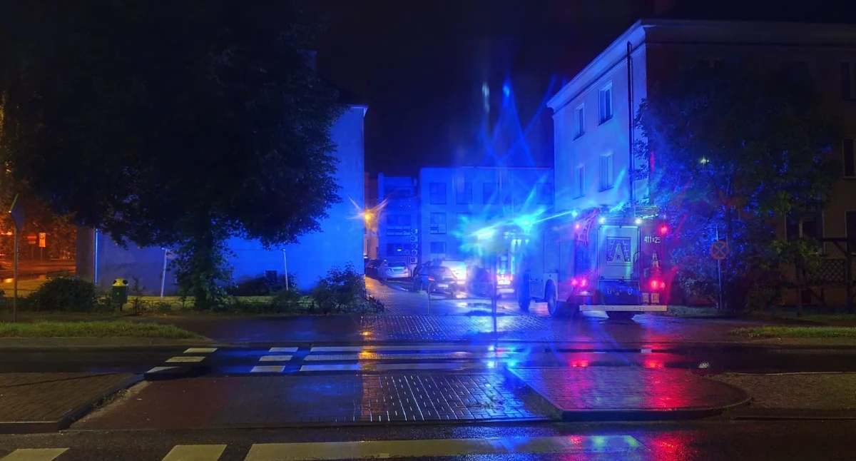 Straż pożarna, Czujka tlenku węgla uratowała mieszkańców Chojnic przed tragedią - zdjęcie, fotografia
