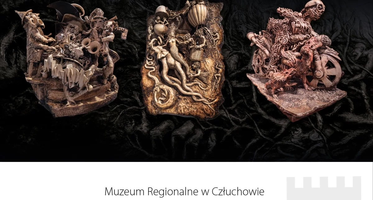 Muzeum, Wystawa Kazimierza Kalkowskiego człuchowskim muzeum - zdjęcie, fotografia