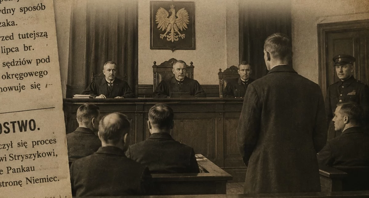Historia regionu, działo Chojnicach Zabójstwo policjanta szpiedzy seria włamań - zdjęcie, fotografia