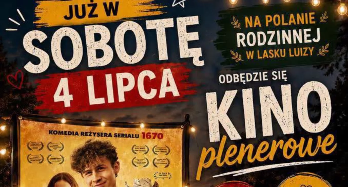 Kino, Rusza letnie plenerowe Człuchowie - zdjęcie, fotografia