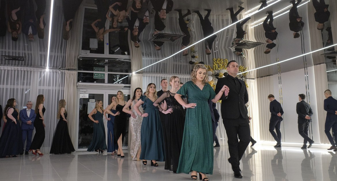 Edukacja, Studniówka Technikum Chojnicach - zdjęcie, fotografia