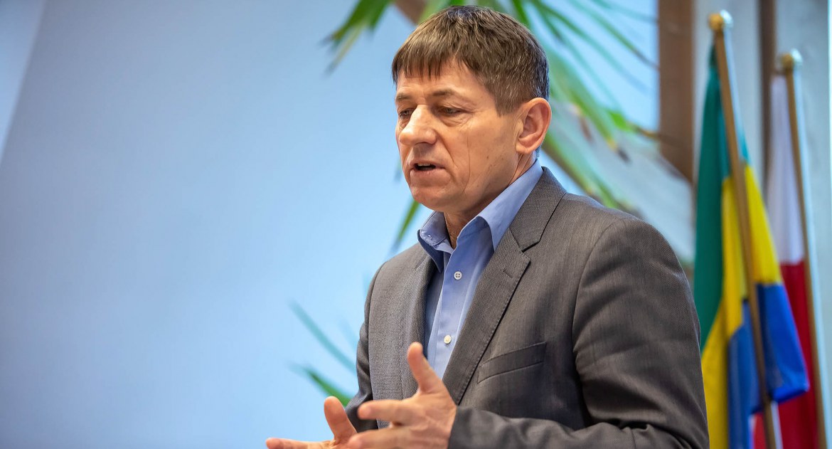 Wójt Zbigniew Szczepański fot. Daniel Frymark 