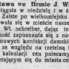  Wystawa we firmie J. Wł. Schreibera przy rynku ściągała w niedzielę i w święto gromady...