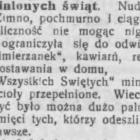  Z minionych świąt 

 Nudno było naog&oacute;ł i brzydko. Zimno, pochmurno i ciągle...