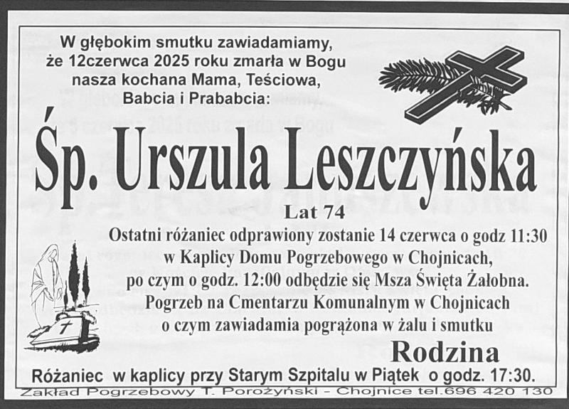 Urszula Leszczyńska